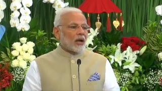 Watch PM Modi with Indonesian President Joko Widodo at a Joint Press Meet in Indonesia Video