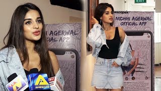 Watch Nidhi Agerwal Launching Her Own App | Nidhi Agerwal Official App Video