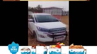 Watch Tourist Drive Innova Cars On The Beach, Gets Stuck Video