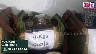 Watch GANJA SMUGLING GANG ARREST AT EAST ZONE KACHIGUDA TV11 NEWS 21ST APR 2017 Video