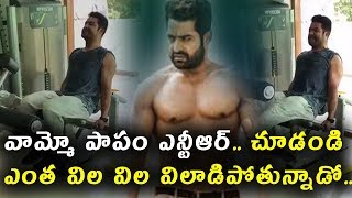 Watch à°µà°¾à°®à±à°®à±‹ à°ªà°¾à°ªà°‚ à°Žà°¨à±à°Ÿà±€à°†à°°à±.. à°šà±‚à°¡à°‚à°¡à°¿ à°Žà°‚à°¤ à°µà°¿à°² à°µà°¿à°² à°µà°¿à°²à°¾à°¡à°¿à°ªà±‹à°¤à±à°¨à±à°¨à°¾à°¡à±‹.. JR NTR fitness challenge Video
