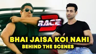 Watch RACE 3 Behind The Scenes | Salman Khan's Behaviour | Villain Freddy Daruwala Reaction Video