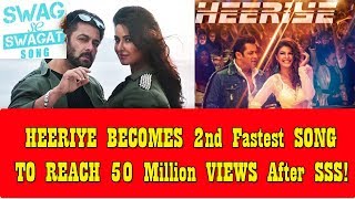 Watch Heeriye Becomes 2nd Fastest Song To Reach 50 Million Views After Swag Se Swagat Video