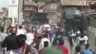 Watch #NowhattaClashes Clashes and video of youth run over by CRPF Vehicle In Nowhatta Srinagar. Video