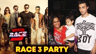 Watch Salman Khan's Sister Arpita With Aayush And Ahil | Jacqueline Fernandez RACE 3 Party Video