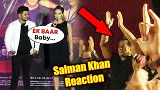Watch Salman Khan Reaction When Iulia Vantur Was Singing SELFISH Song LIVE | Race 3 Video