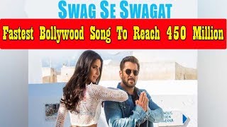 Watch Swag Se Swagat Becomes Fastest Bollywood Song To Cross 450 Million Views Video