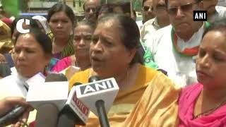 Watch Congress holds protest against LPG price hike Video