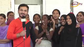 Watch College Campus Highlets Govt first grade womens degree college with anchor Nitin Kattimani SSV TV 1 Video