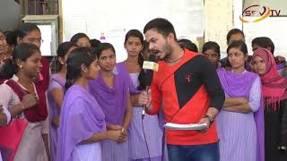 Watch College Campus Highlets Govt first grade womens degree college with anchor Nitin Kattimani SSV TV 2 Video
