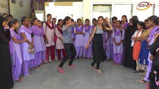 Watch College Campus Highlets Govt first grade womens degree college with anchor Nitin Kattimani SSV TV 3 Video