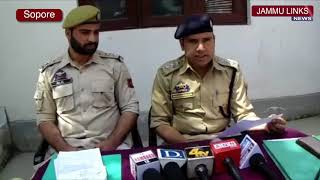 Watch Police cracks burglary case in Sopore, one held Video
