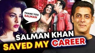 Watch Salman Khan SAVED My CAREER In Bad Phase | Jacqueline Fernandez On RACE 3 Video