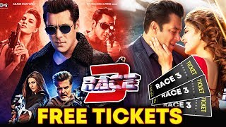 Watch GET RACE 3 FREE TICKETS | Meet Salman Khan And RACE 3 Team | Full Details Video