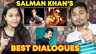 Watch TOP 10 Dialogues That Changed Salman Khan's CAREER Video