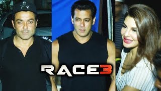 Watch RACE 3 Team At Mehboob Studio For RACE 3 Promotion | Salman Khan, Jacqueline, Bobby Deol Video