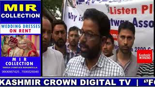 Watch Patwari Associations Protested In Tehsil Office Baramulla Common People Suffer Across Kashmir Video