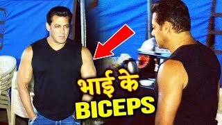 Watch Salman Khan Shows Off His BIG BICEPS | Race 3 Promotions Video
