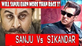 Watch SANJU Vs SIKANDAR I Will Ranbir Kapoor Film Earn More Than RACE 3 Or Not? Video