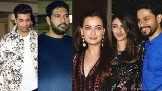 Watch Neha Dhupia-Angad Bedi Wedding Party | Karan Johar, Yuvraj Singh, Dia Mirza, Soha Ali Khan Video