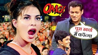 Watch Salman Takes Responsibility Of Contestants Child's Education, Jacqueline Scared of Salman Khan Video