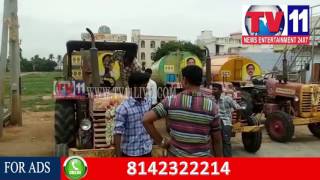Watch DRINKING WATER TANKERS STARTED BY DHONE TDP INCHARGE K.E.PRATAP KURNOOL TV11 NEWS 18TH JULY 2017 Video