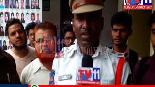 Watch TRAFFIC AWARENESS PROGRAM AT RELIANCE COLLEGE TOLICHOWKI TV11 NEWS 17TH AUG 2017 Video