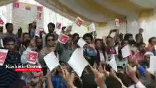 Watch j&K flag day was observed by API Engineer rasheed in srinagar Video