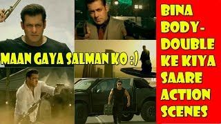 Watch Salman Khan Didn't Used Any Body Double In RACE 3 Action Scenes Video