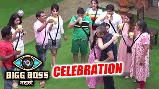 Watch Contestant Celebrate 8 Weeks Of Stay In House - Megha, Sai, Aastad, Resham - Bigg Boss Marathi Video