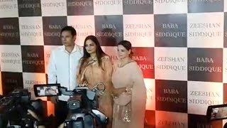 Watch Salman Khan Sister Alvira At Baba Siddiqui Iftaar Party 2018 Video