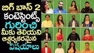 Watch Interesting Facts about Bigg Boss 2 Telugu contestants | Hero Nani | Geetha Madhuri, Babu Gogineni Video