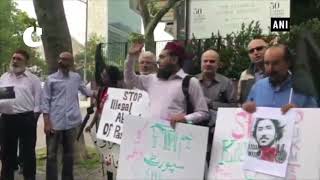Watch PTM protests outside the UN, appeals to impose sanction against Pakistan army Video