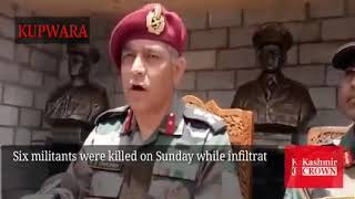 Watch Six Millitants killed in Keran sector at Line of control Video