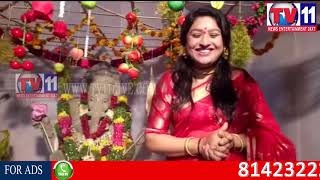Watch ACTRESS  SANA NOOR ATTEND GANESH CELEBRATION AT DEVARAKONADA POCHAMMA TEMPLE TV11 NEWS 31ST AUG 2017 Video