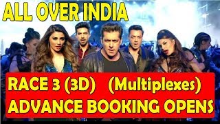Watch RACE 3 Movie 3D Advance Booking In Multiplexes Opens Across India Video