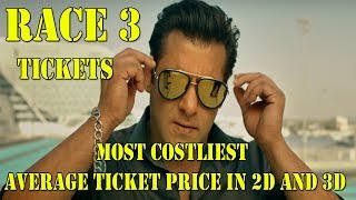 Watch RACE 3 Movie Average Ticket Price Is MOST Costiest In 2D And 3D In Bollywood In 2018 Video