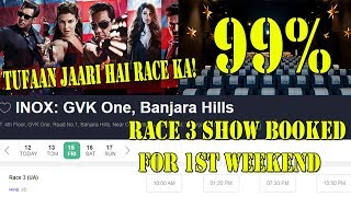Watch RACE 3 Shows 99 Percent Full In Banjara Hills HYDERABAD For 1st Weekend Video