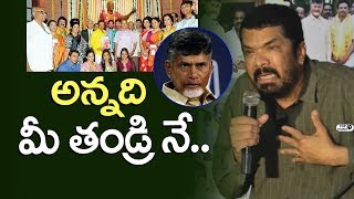 Watch Posani Krishna Murali Fires on Nandamuri Family Over chandrababu comments on SR NTR | TDP Party Video