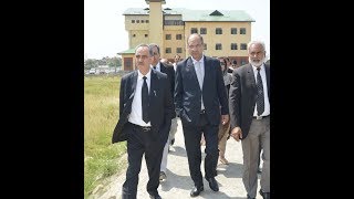 Watch judgeJustice Magrey takes stock of ongoing works at District Court Complex Srinagar Video
