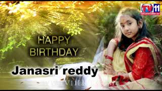 Watch HAPPY BIRTHDAY TO YOU JANASRI REDDY FROM TV11 NEWS SEP 09TH 2017 Video