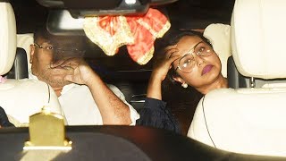 Watch Rani Mukerji And Aditya Chopra Spotted At Karan Johar House Video