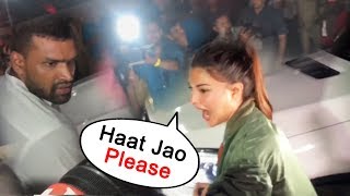 Watch Jacqueline Fernandez MOBBED By CROWD At RACE 3 Screening | Salman Khan Video