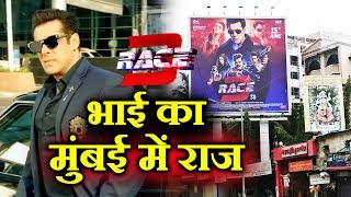 Watch RACE 3 Hoardings All Over Mumbai, Ready To Welcome Salman Khan On Eid Video