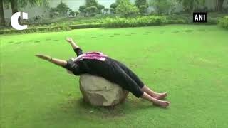 Watch PM Modi shares his fitness challenge video, further challenges Kumaraswamy Video