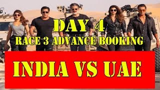 Watch RACE 3 Advance Booking In INDIA And UAE Day 4 Video