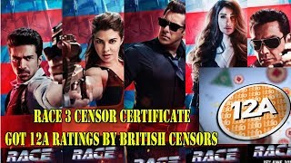 Watch RACE 3 Movie Got 12 A Certificate In Overseas By British Censors Video