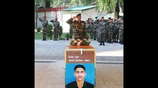 Watch Army pays tribute to its valiant martyr Video