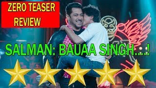 Watch ZERO Teaser 2 REVIEW I SRK And SALMAN Wishes EID Mubarak TO Everyone Video