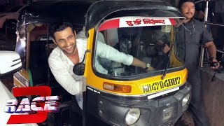 Watch RACE 3 Villain Freddy Daruwala Drive Auto Rickshaw | Race 3 Grand Premier | Salman Khan Video